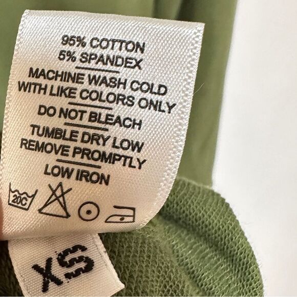 American Giant Hoodie Dress Green Size Extra Small - Picture 10 of 10